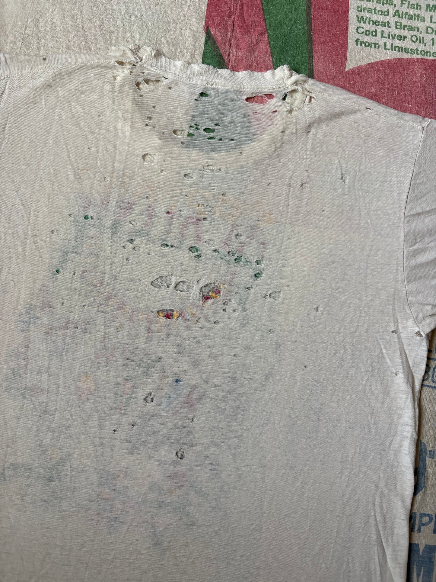 Vintage 80’s Grateful Dead Hand Drawn Bootleg T shirt size Large Lot Tee
