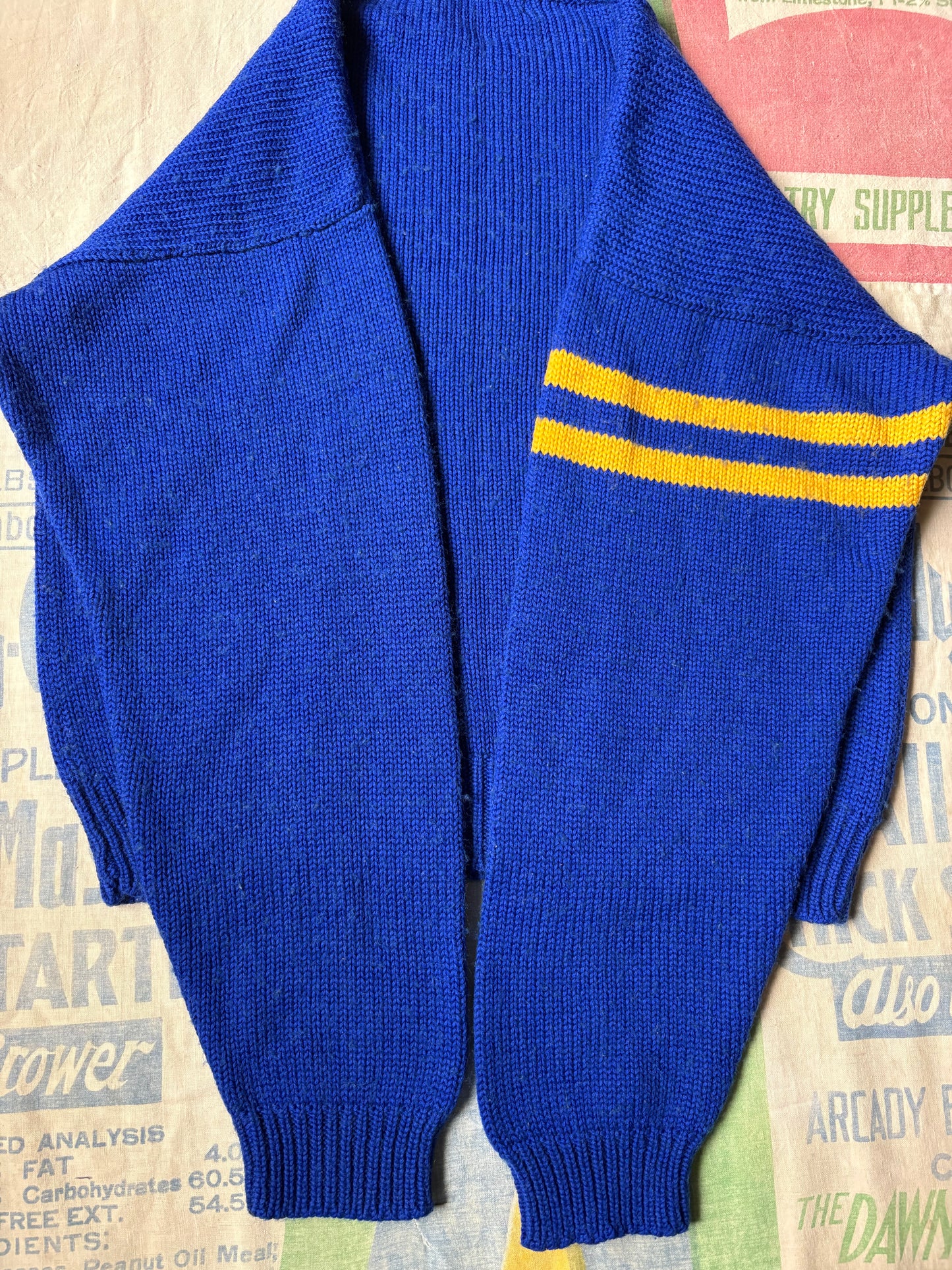 Vintage 80’s Coca Cola Acrylic Sweater size Medium Boxy Logo