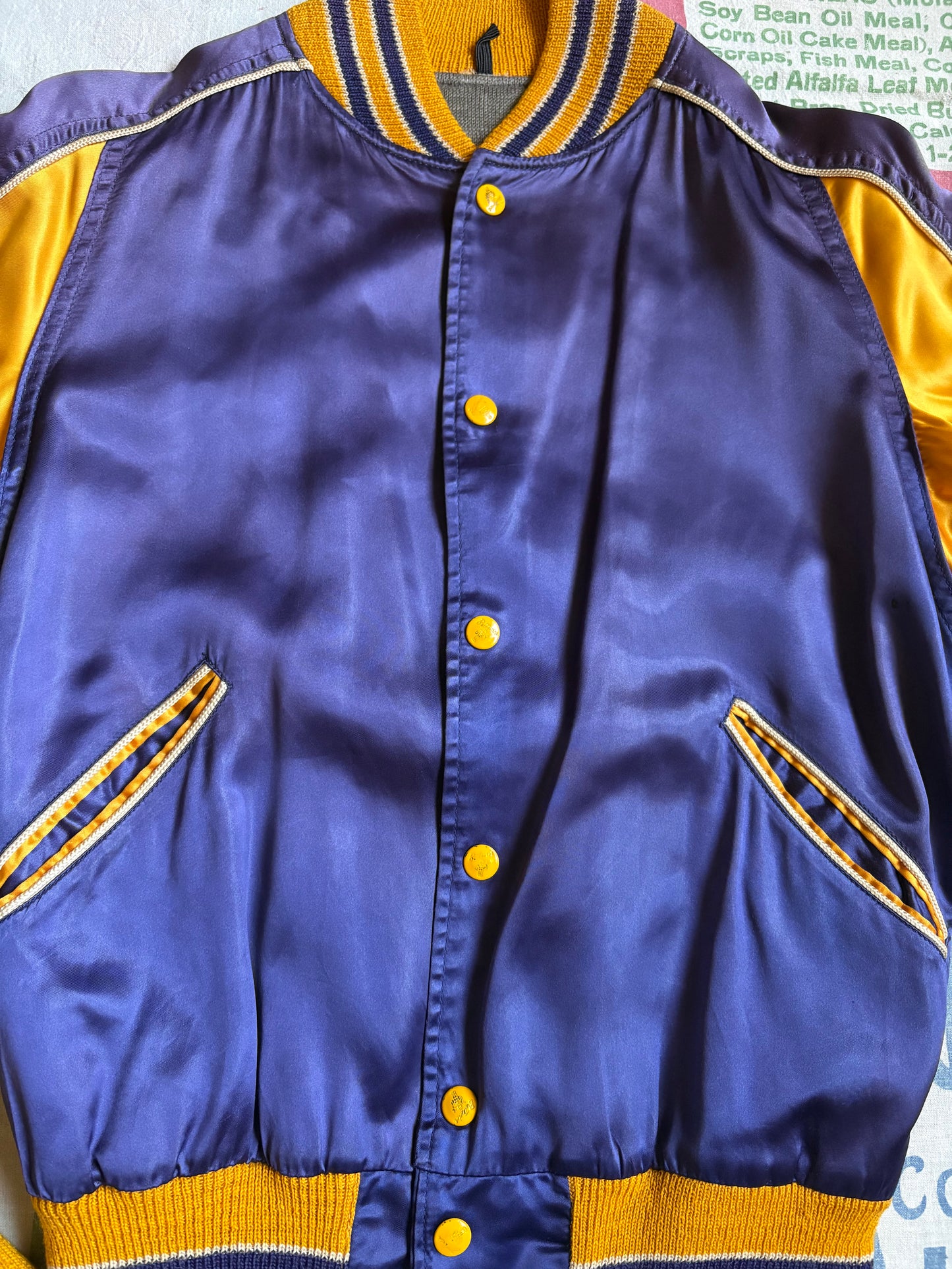 Vintage 40’s/50’s Butwin American Legion Satin Jacket size S/M