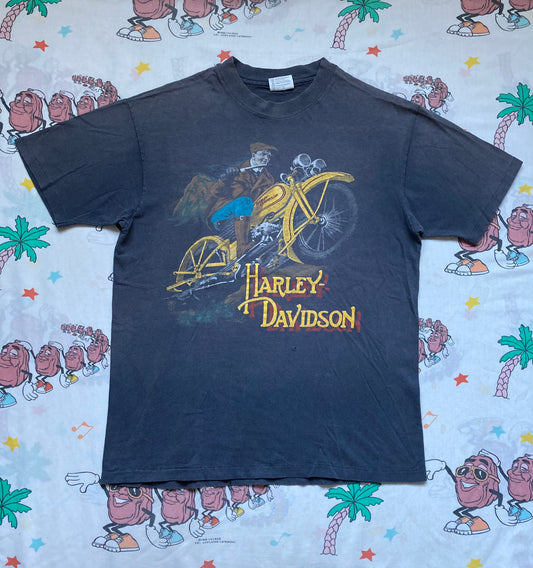 Vintage 80’s Harley Davidson T shirt size M/L Biker Sturgis