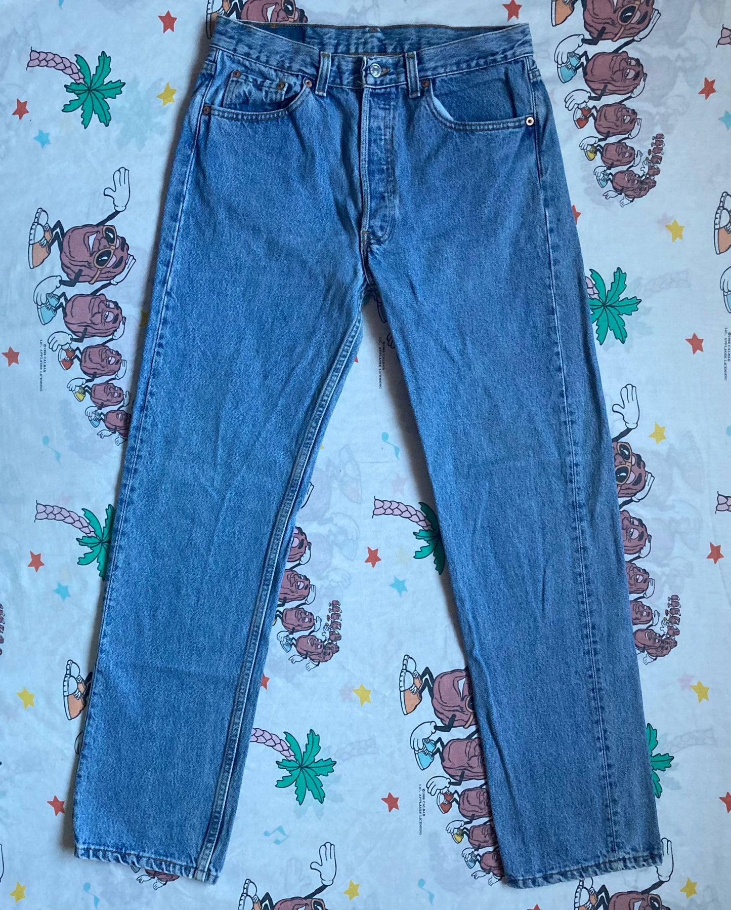 Vintage 90’s Levi’s 501 Button Fly Jeans 31x31 Actual USA Made