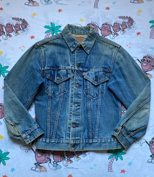 Vintage 70’s Levi’s Type III Denim Jacket size Small Trucker