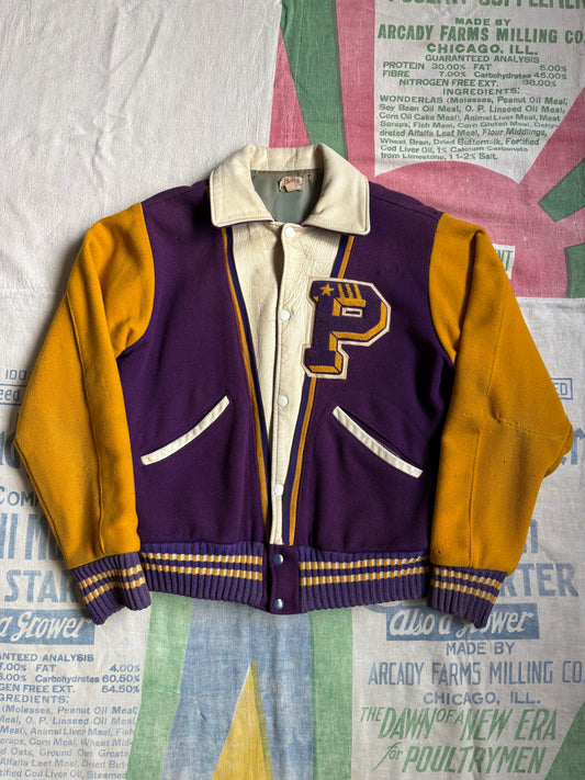 Vintage 50’s Holt’s Sporting Goods Letterman Jacket size Medium