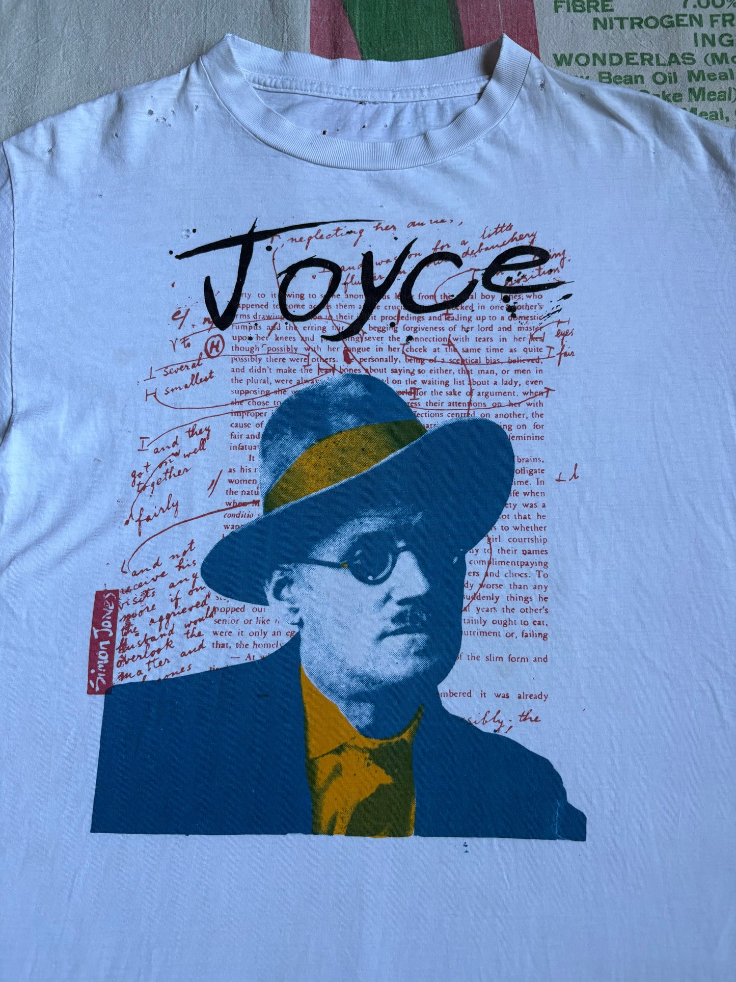 Vintage 80’s James Joyce T shirt size Large Punk Seditionaries